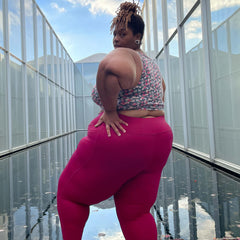 Squat Proof Long Leggings - Raspberry Pie - Snag