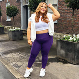 Squat Proof Short Leggings - Suffragette Purple - Snag