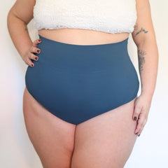 Super High Waist Knickers - Denim - Snag