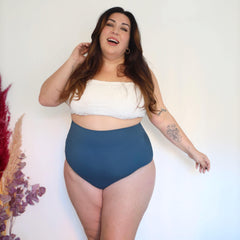 Super High Waist Knickers - Denim - Snag