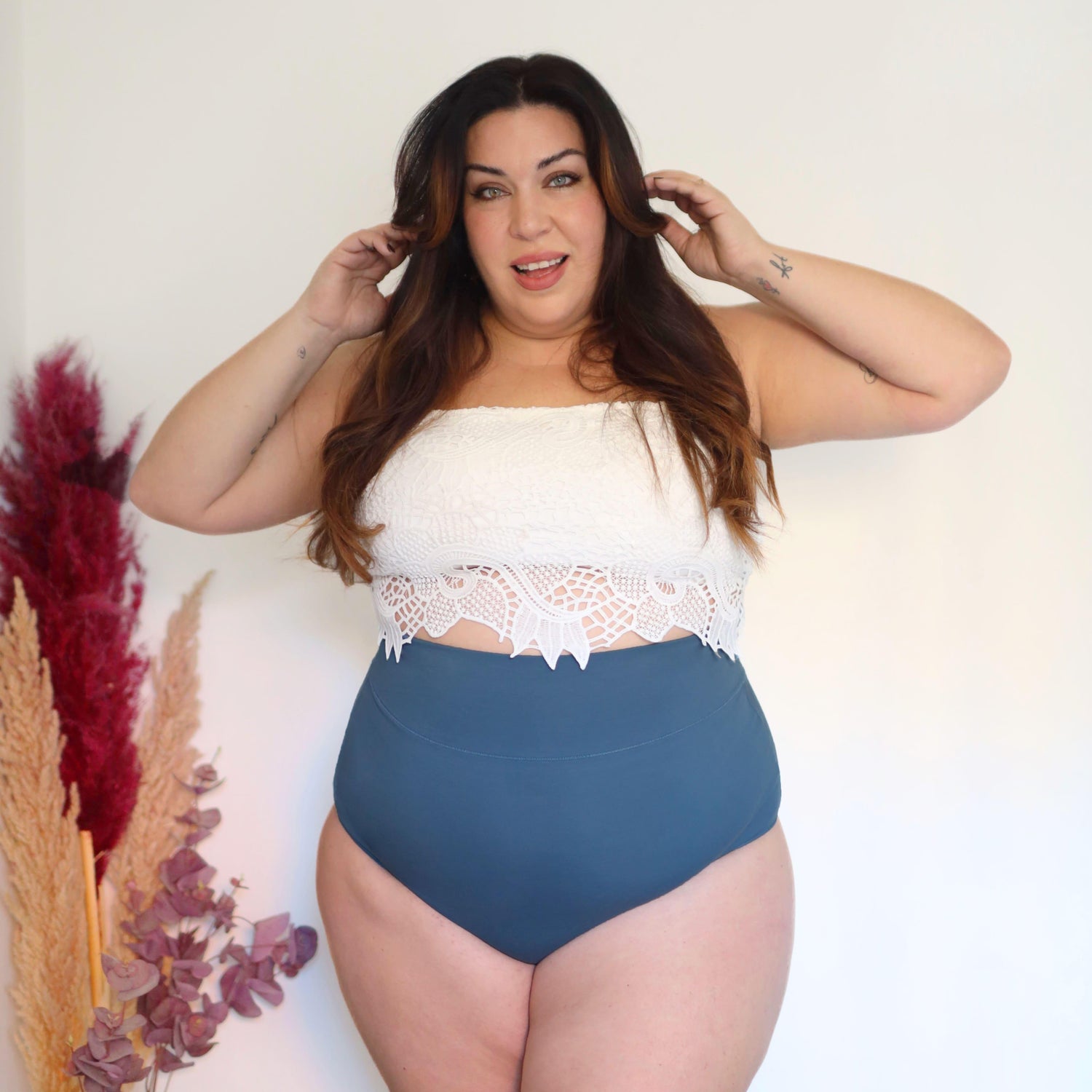Super High Waist Knickers - Denim - Snag