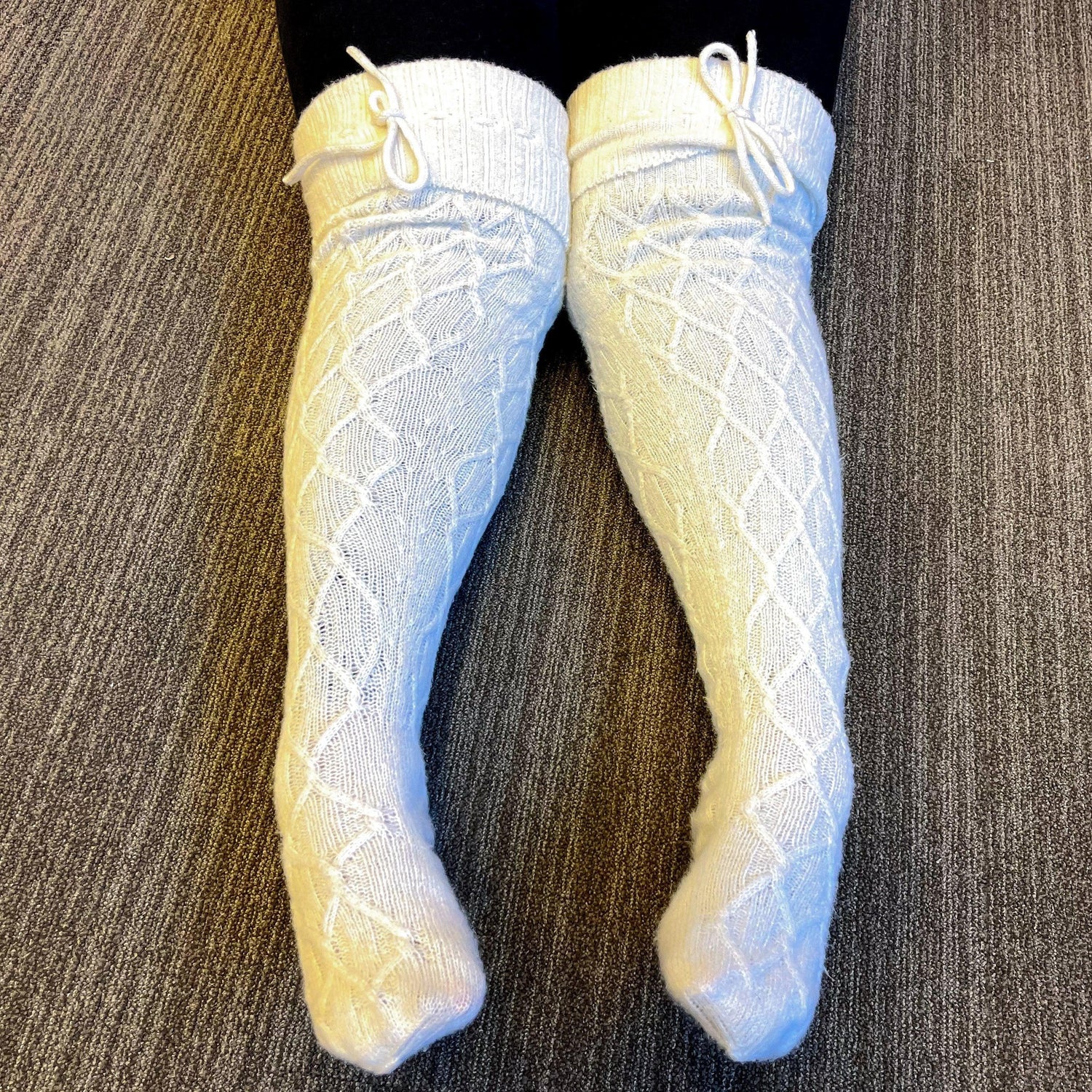 Thigh High Socks - Snowball - Snag