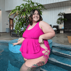 What Babe? Bikini Bottoms - Hot Pink - Snag